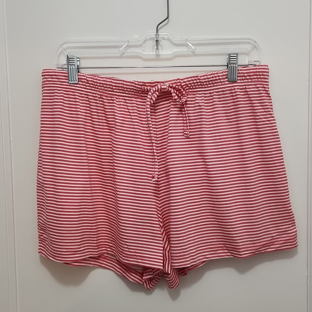 NWT La Vie en Rose Short Sleeve Striped Women's Two Piece Pajama Set Size Medium - Picture 8 of 11